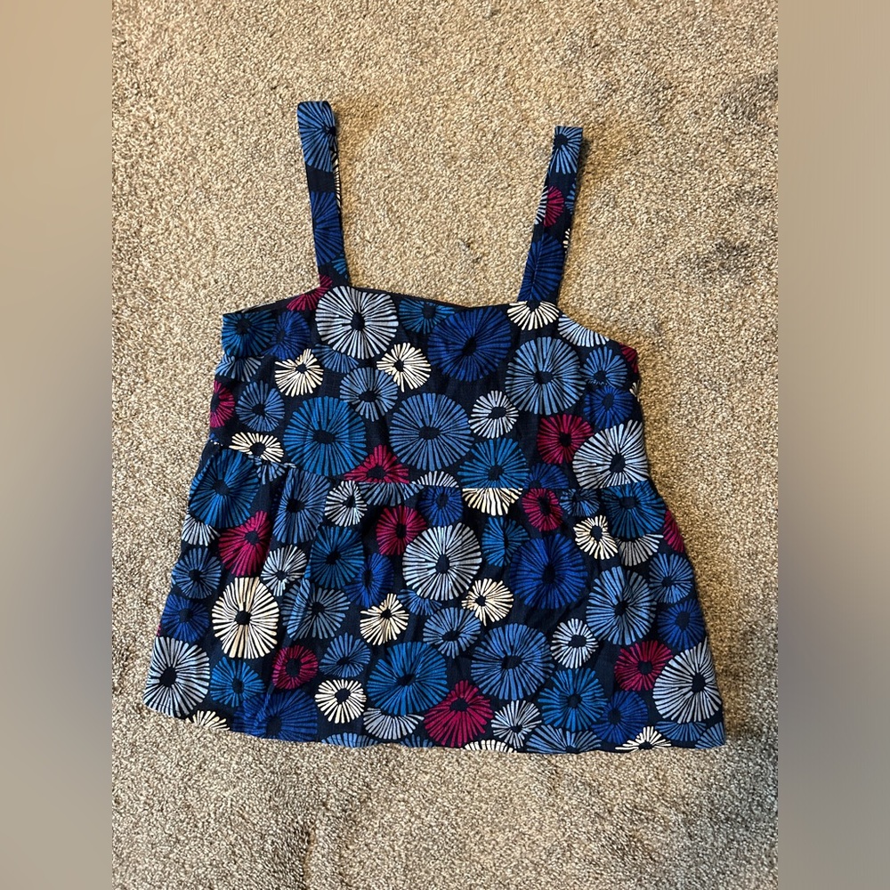 NWT LOFT Firework Patterned Tank Size 2